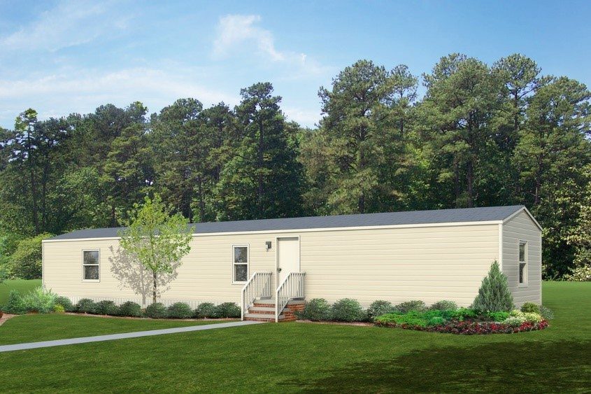 single wide manufactured home