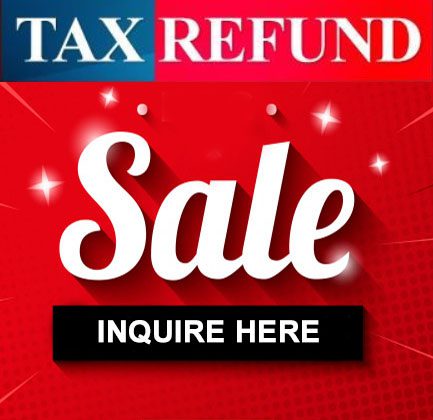 tax refund sale tax refund sale