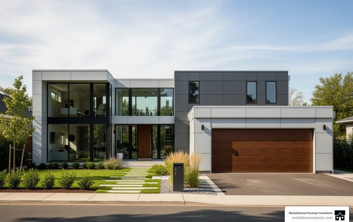 modular homes with attached garages